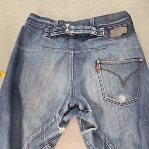 VTG Levis Engineered Jeans Mens 10th Anniversary One Buckle Back Fits 28x28